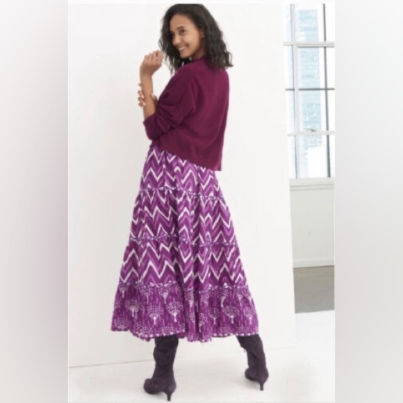 Anthropologie Nikasha Krissa Tiered skirt. NWT - Picture 3 of 4